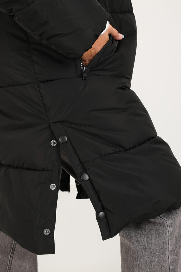 Puffermantel - Schwarz