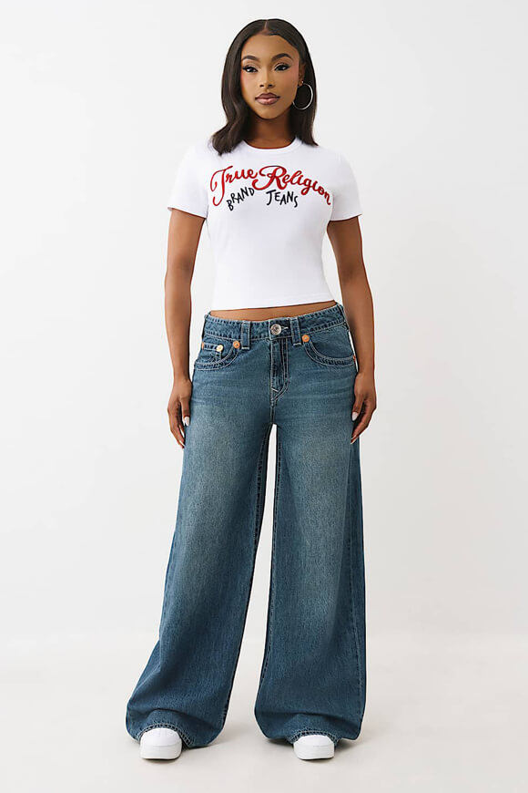 Jessie Super Baggy Fit Jeans - Ocean Voyage
