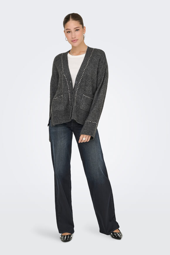 ONLELSIE Cardigan - Medium Grey Melange