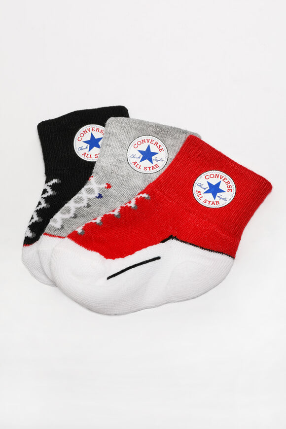 Dreierpack Baby Socken - Mehrfarbig