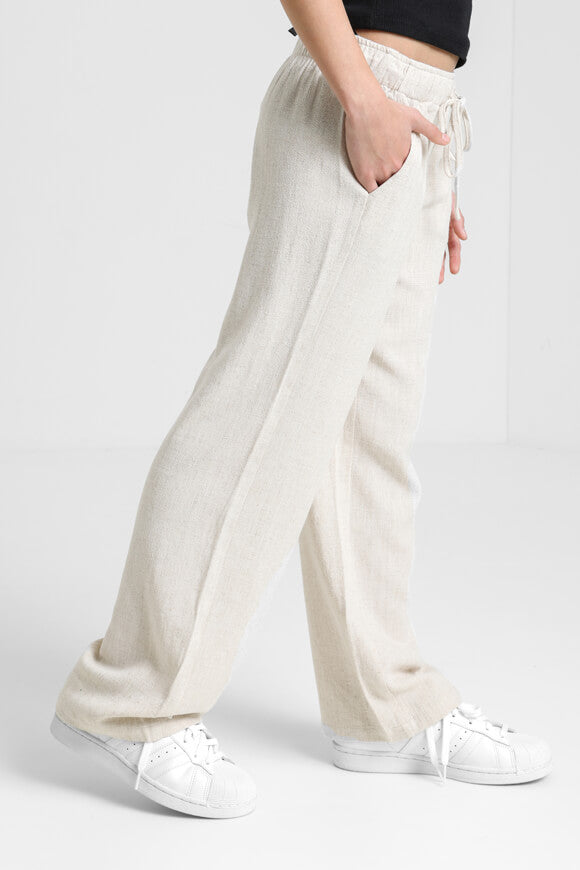 Pantalon en lin - Beige clair