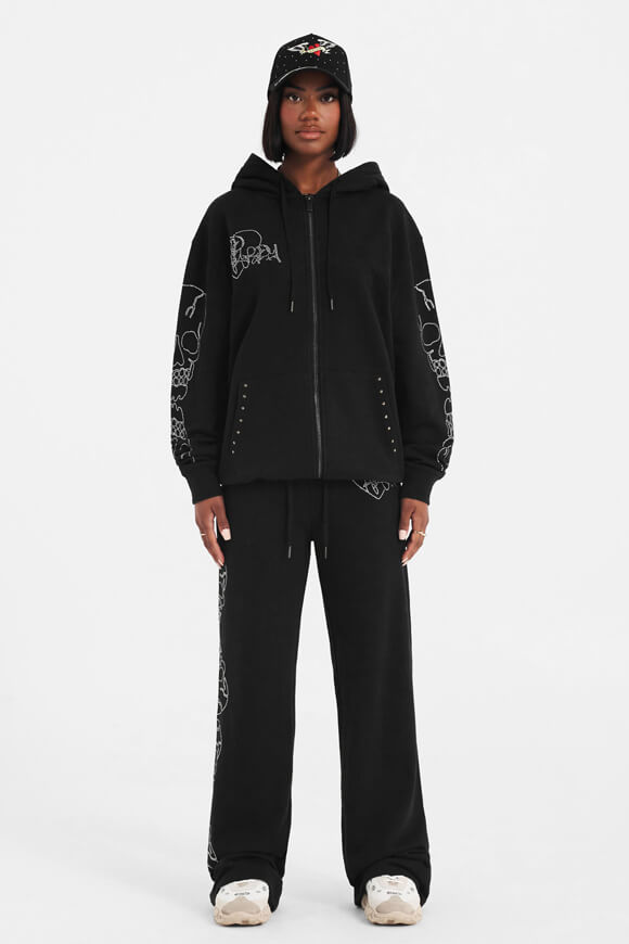 Pantalon sweat Crystal Skull - Noir
