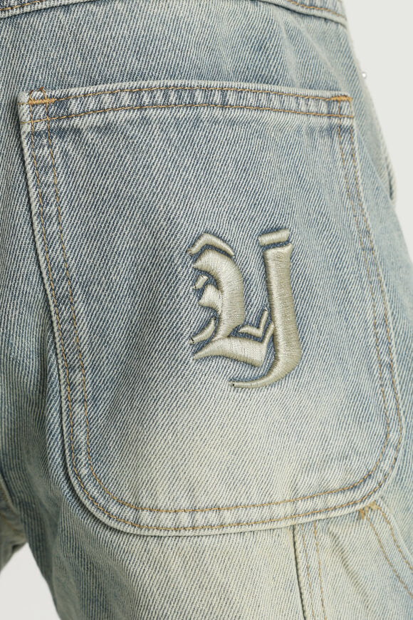 Baggy Fit Jeans - Gewaschen Blau