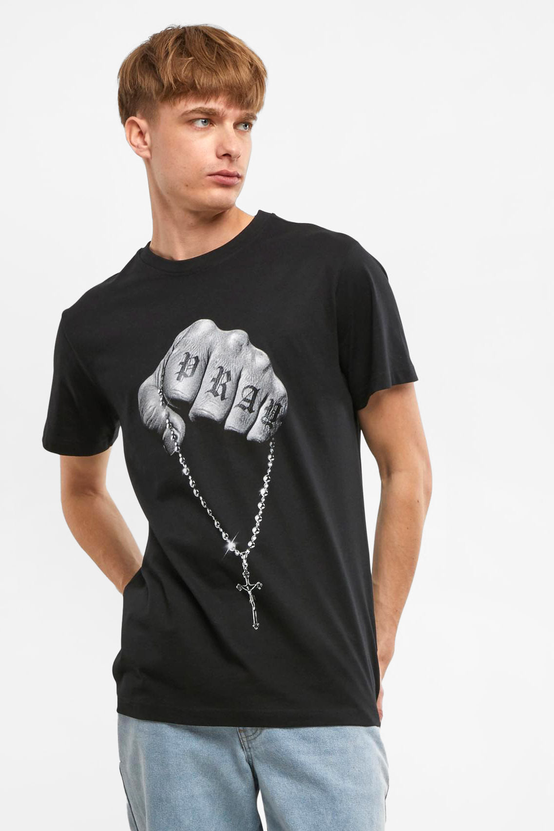 Faith Meets Strength T-Shirt - Black