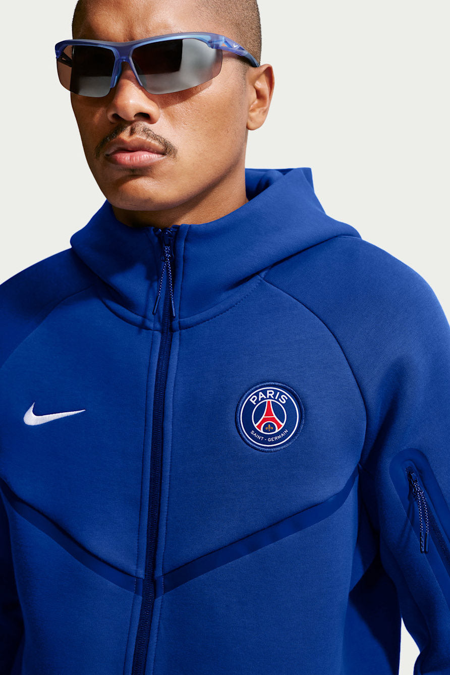 Paris Saint-Germain Tech Kapuzensweatjacke - Old Royal