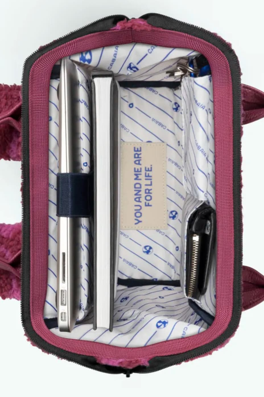 Aqaba sac à dos en peluche 12l - Rose