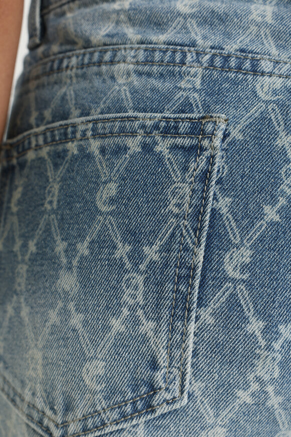 Straight Leg Jeans - Blau