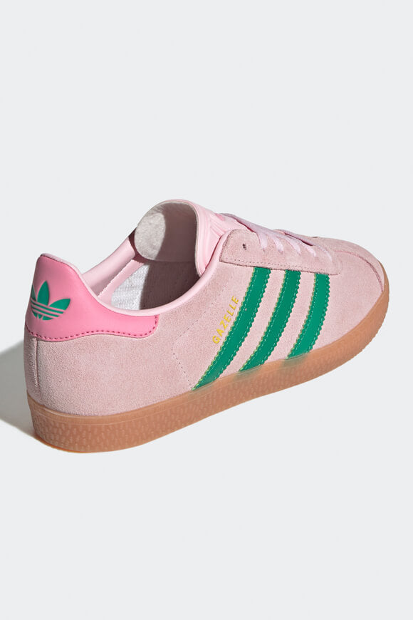 Gazelle sneakers - Clear Pink + Court Green