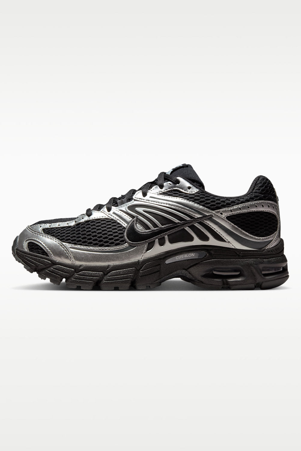 Air Max Moto 2K Sneaker - Black + Metallic Silver