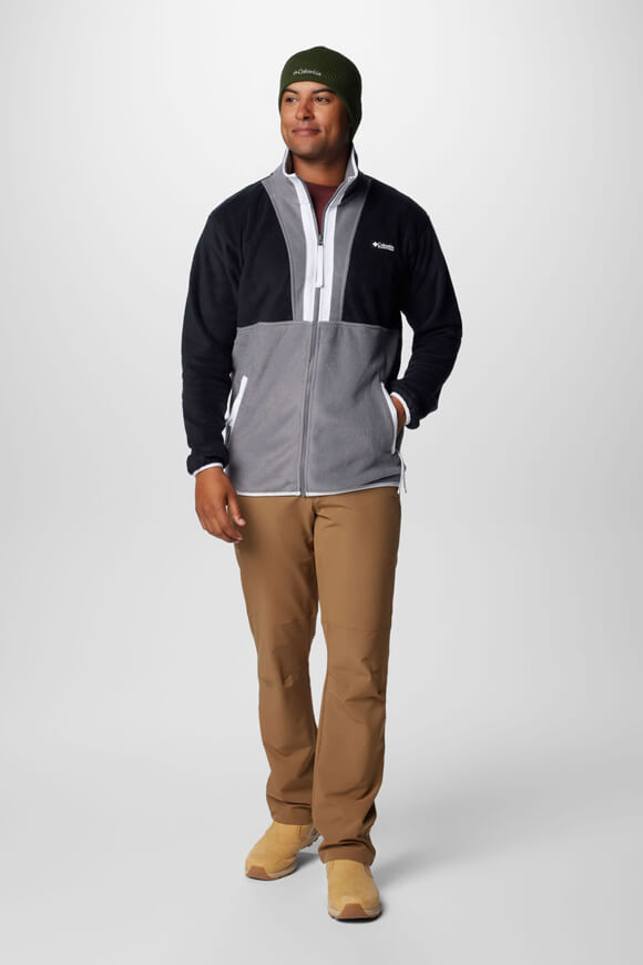 Backbowl II Fleecejacke - Black + Grey