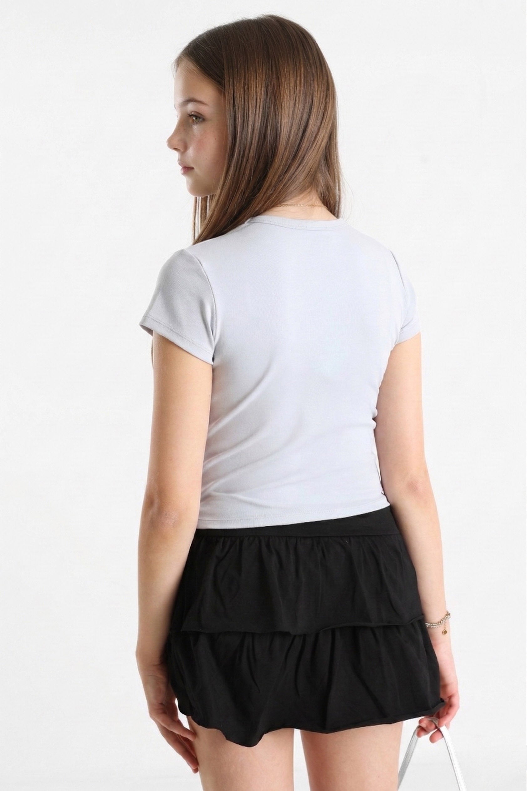 Crop T-Shirt - Hellblau