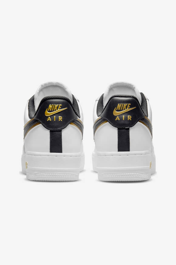 Air Force 1 '07 Sneaker - White + Black + Metallic Gold