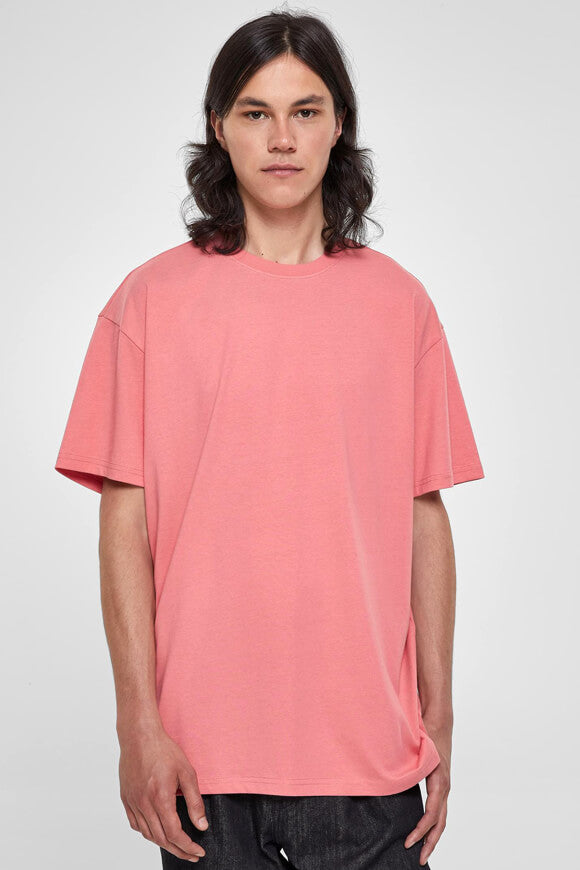 Maglietta oversize pesante - Rosa pallido