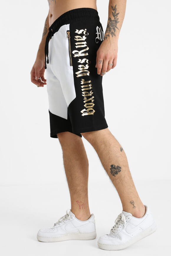 Sweatshorts - Noir + Blanc