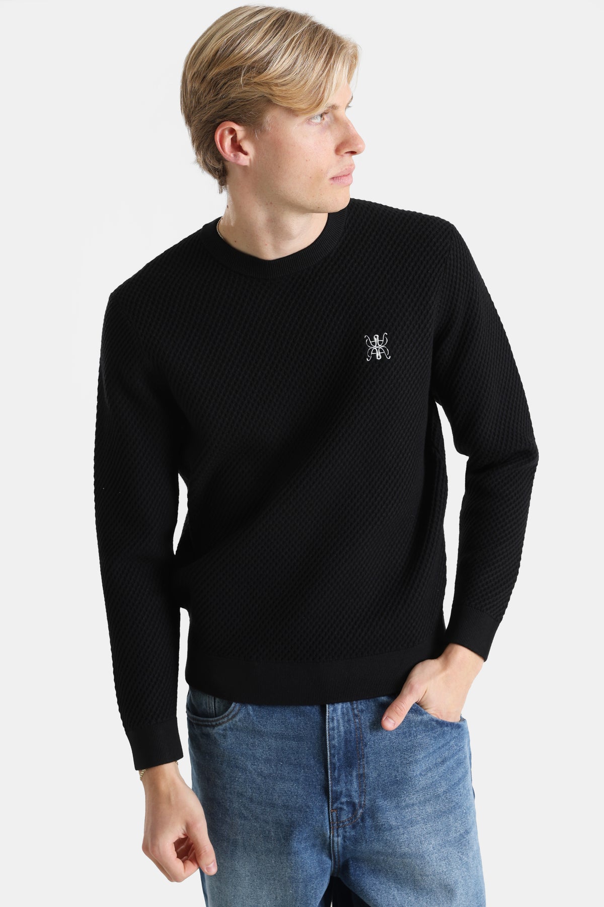 Pull en tricot - Noir