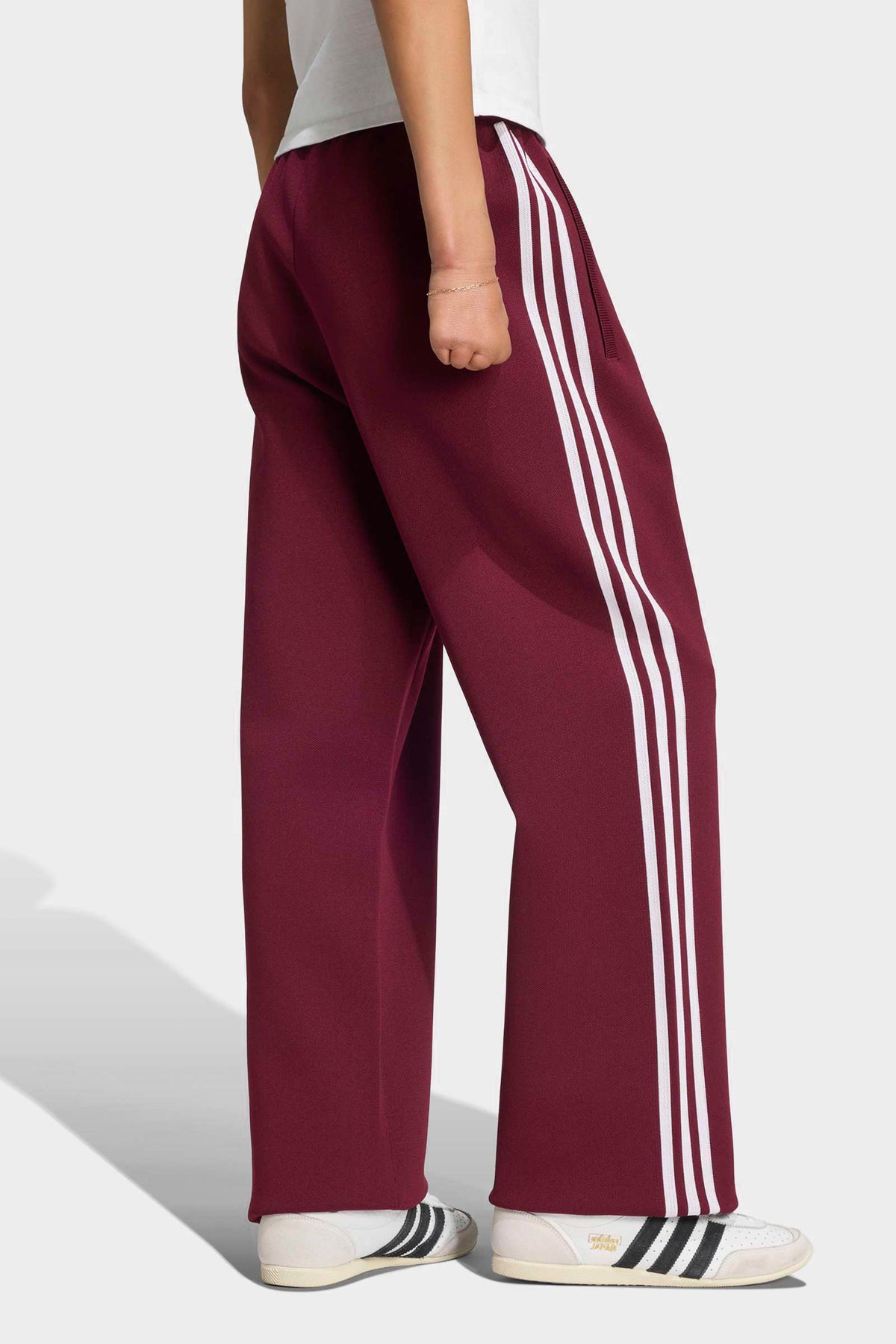 Strick-Trainingshose - Maroon