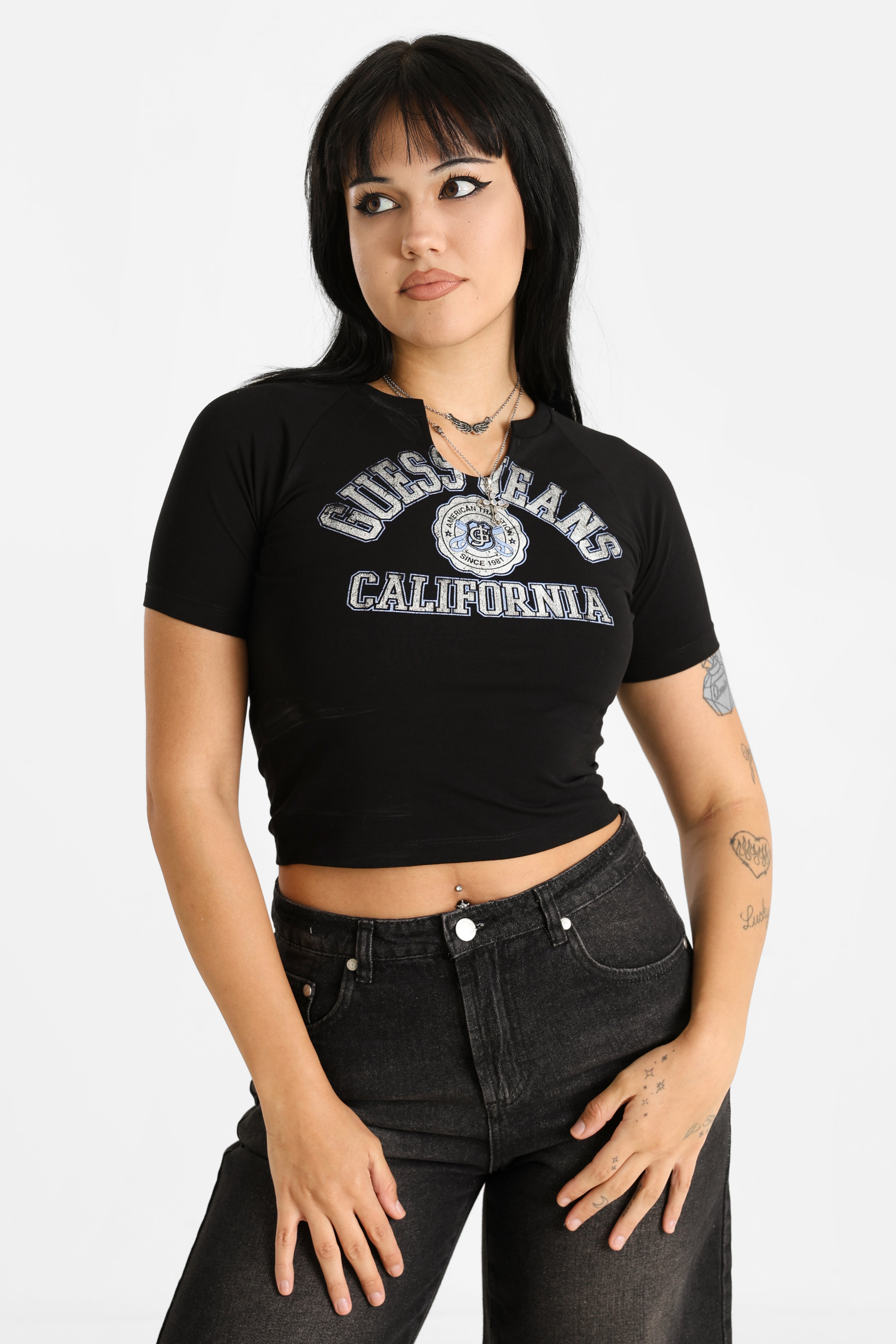 Crop T-Shirt - Black