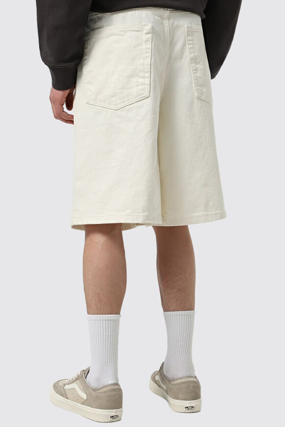 Pantaloncini in denim baggy fit Check-5 - Marshmallow