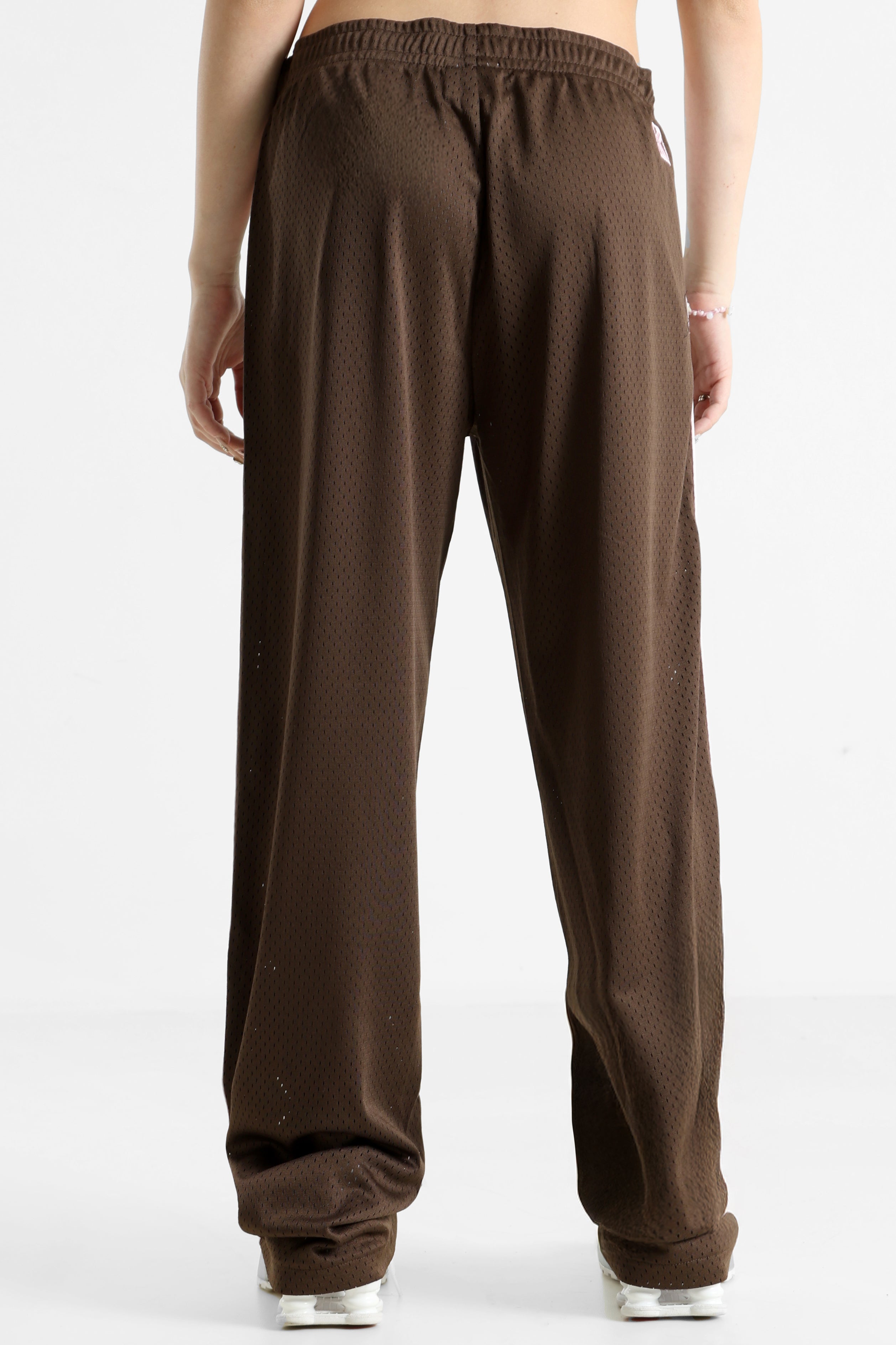 Pantaloni da tuta in mesh - Dark Brown