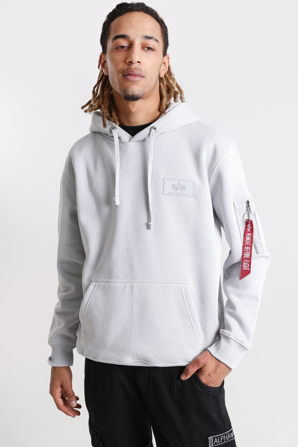 Kapuzensweatshirt - Pastel Grey