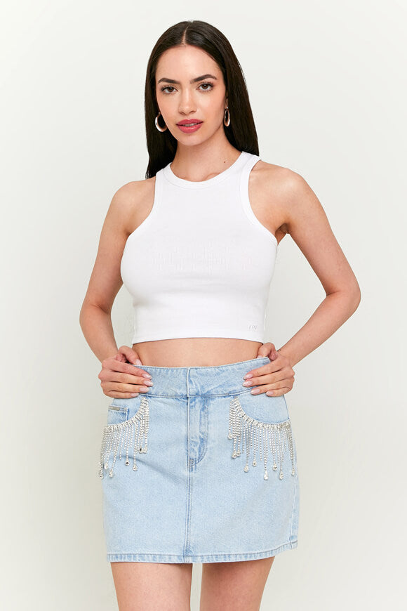 Jeans Minirock - Light Blue