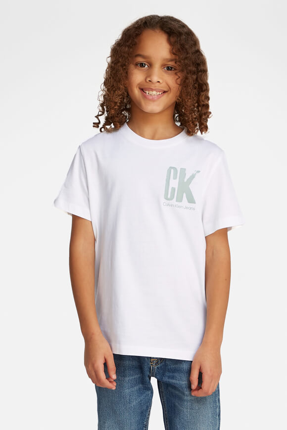 T-shirt con stampa grafica Chest Surf - Bright White