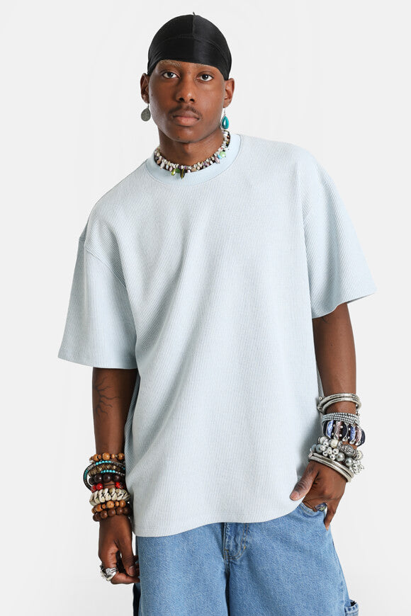 T-Shirt en tissu structuré - Open Blue