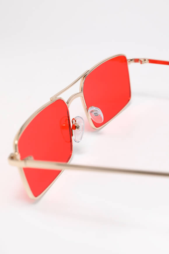 Lunettes - Gold + Red