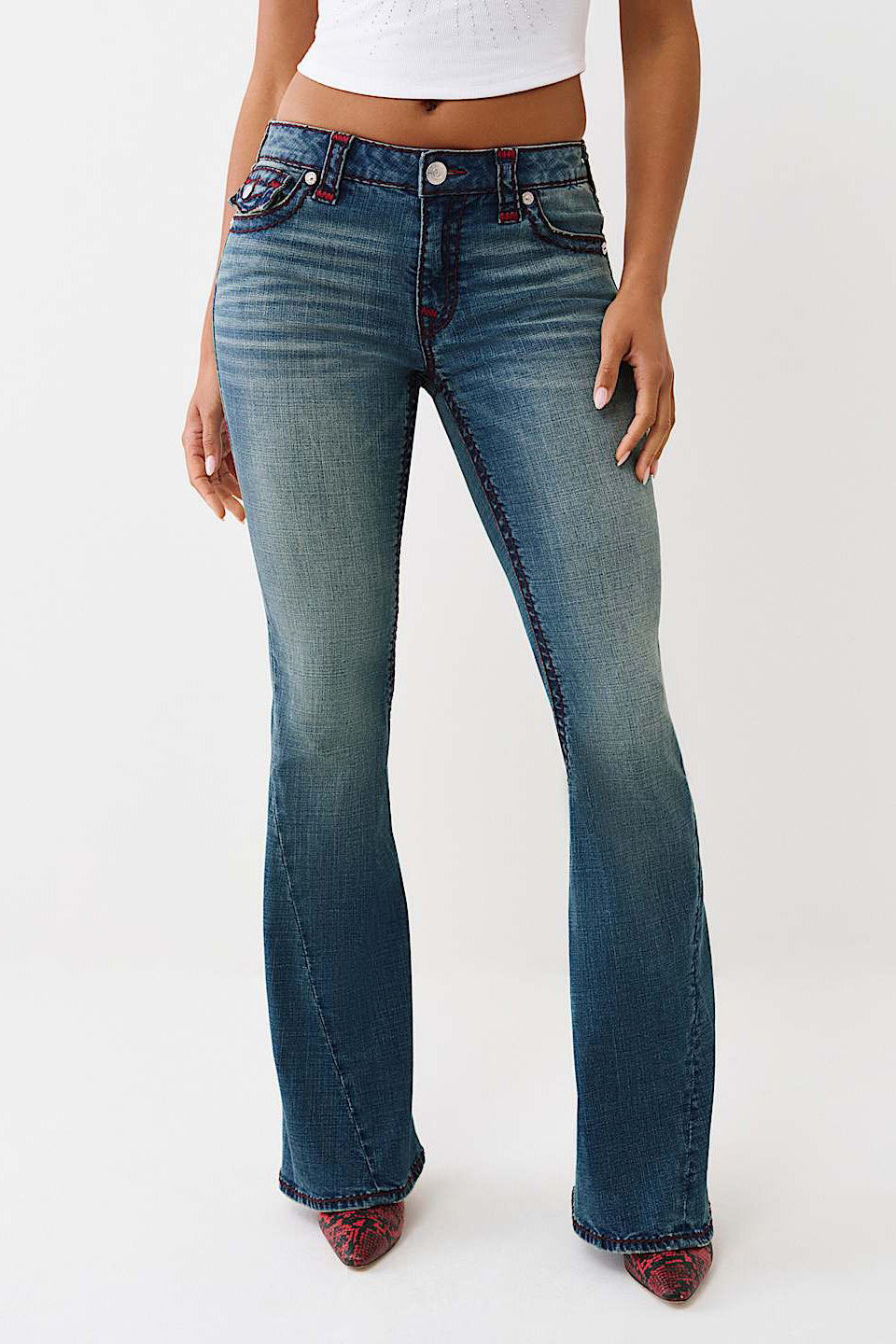 Joey Flare Jeans - Dark Wash