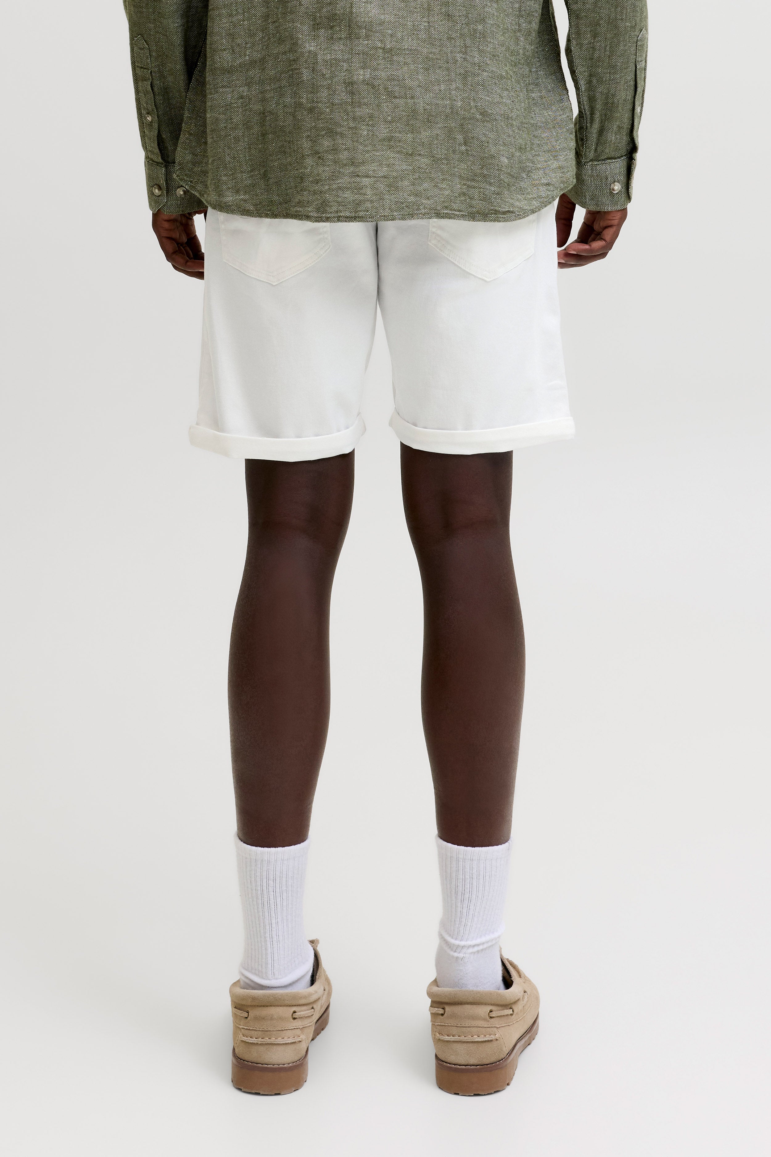 JSPTRICK Stoffshorts - White