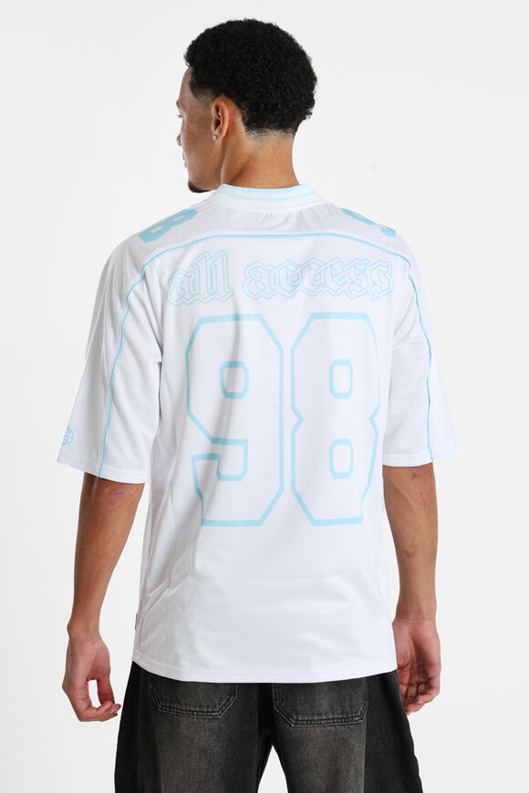 T-Shirt - Weiss + Hellblau