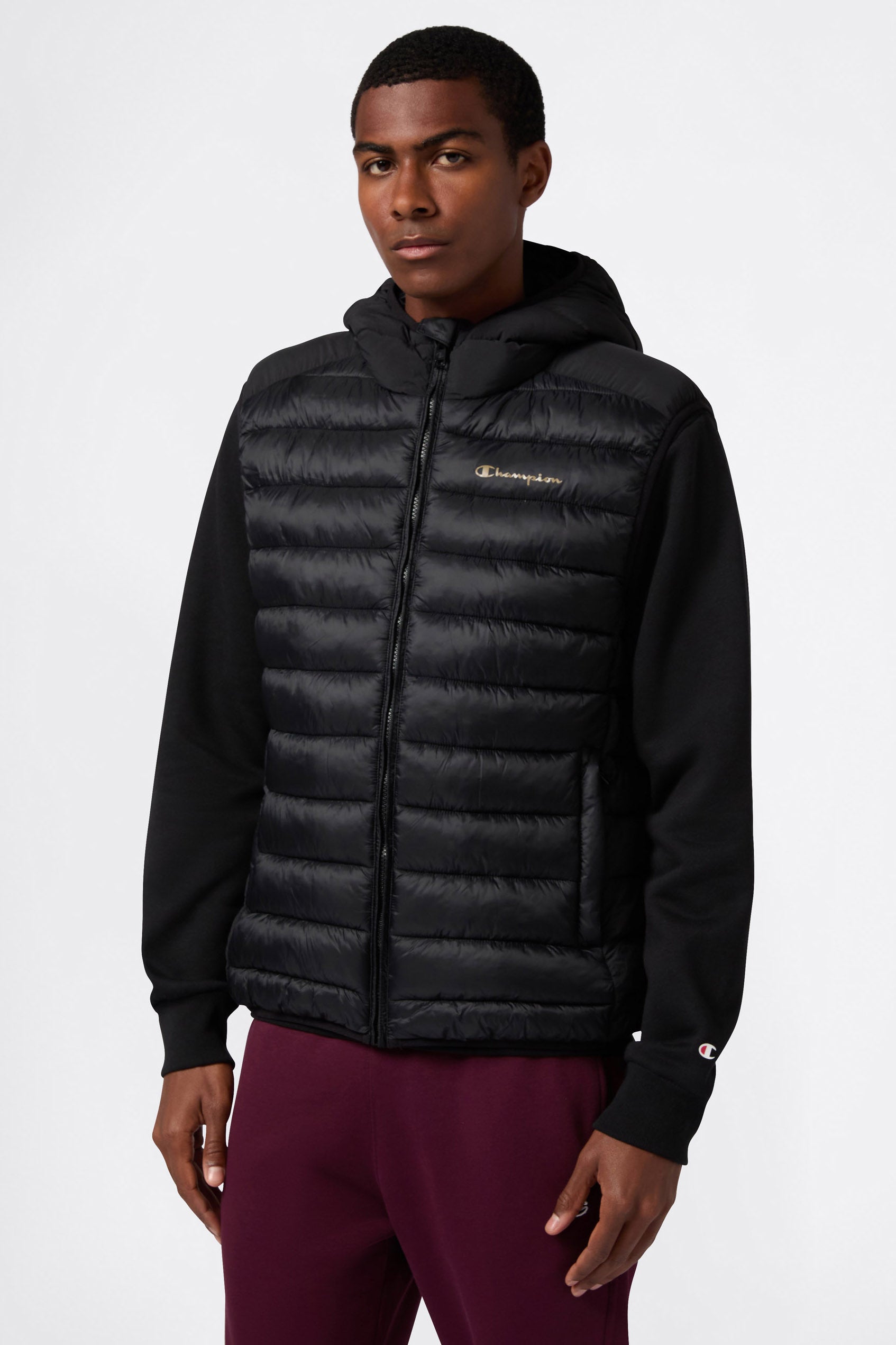 Gestepptes Gilet - Black