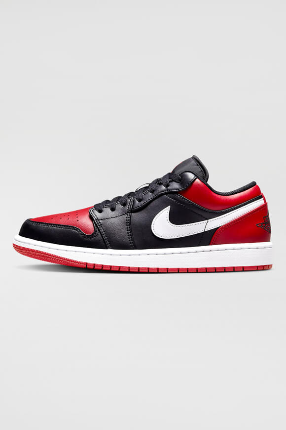 Air Jordan 1 Sneaker - Black + Gym Red + White