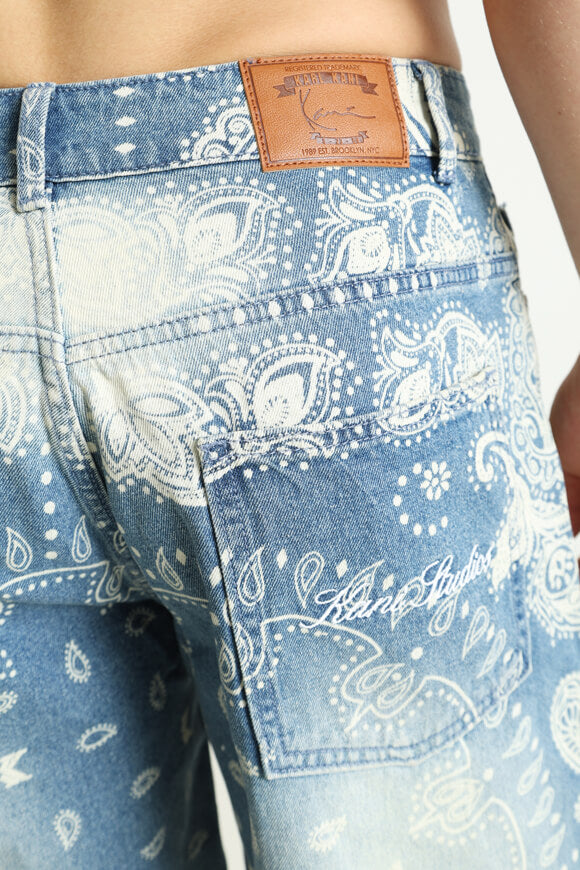 Jeansshorts - Medium Blue Denim