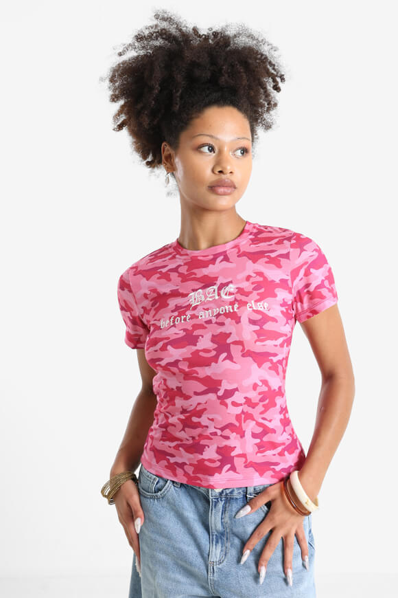 Maglietta - Rosa mimetico