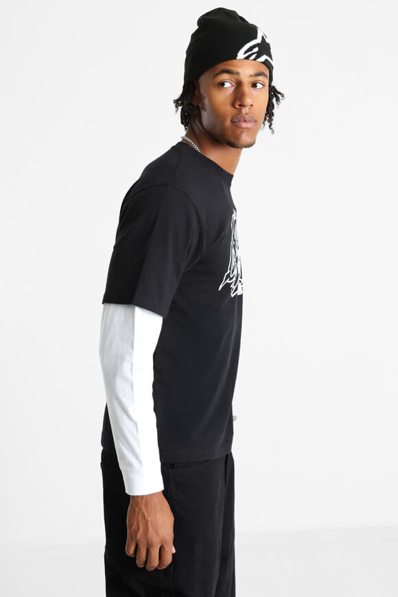 Langarmshirt - Black + White