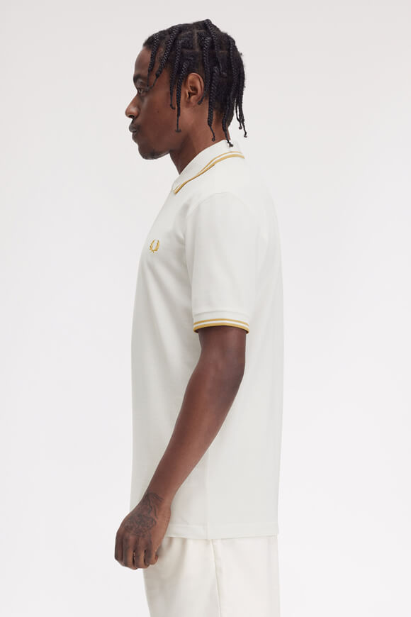 Polo con punta gemella - Bianco neve