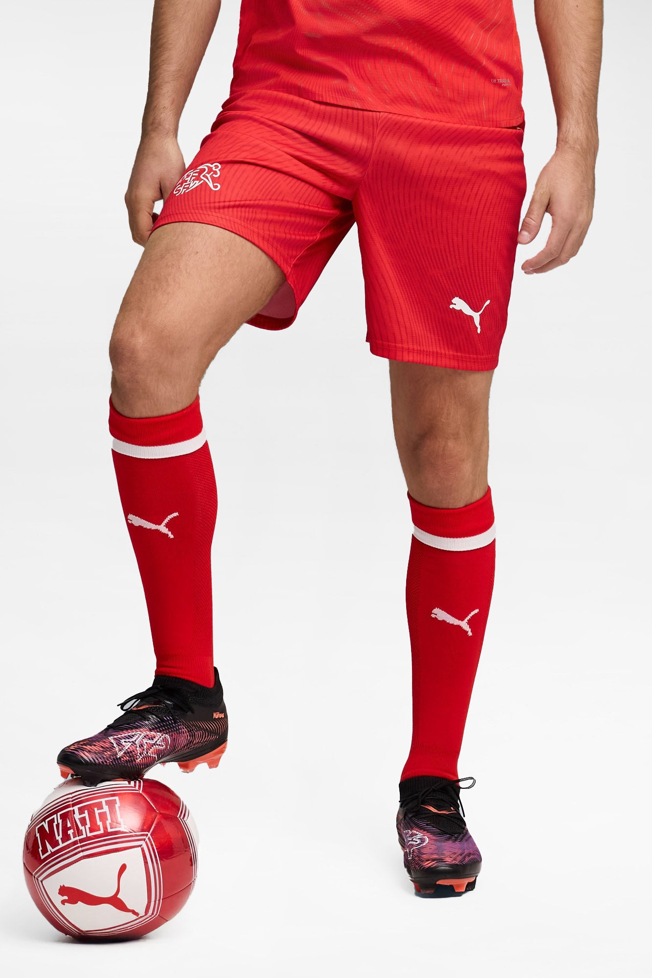 Schweiz Trainingsshorts - Red