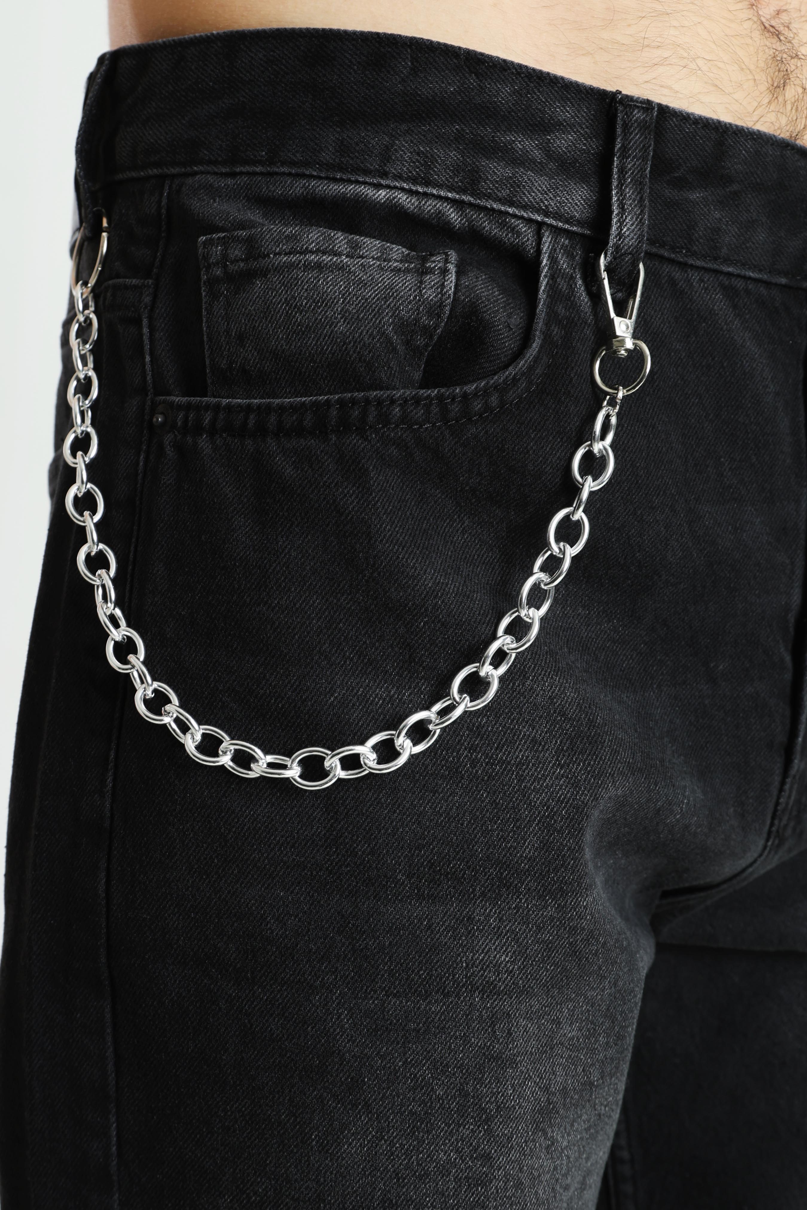 Loose fit jeans - Black denim