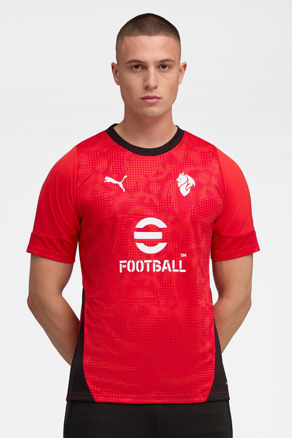 T-shirt AC Milan in mesh - Red