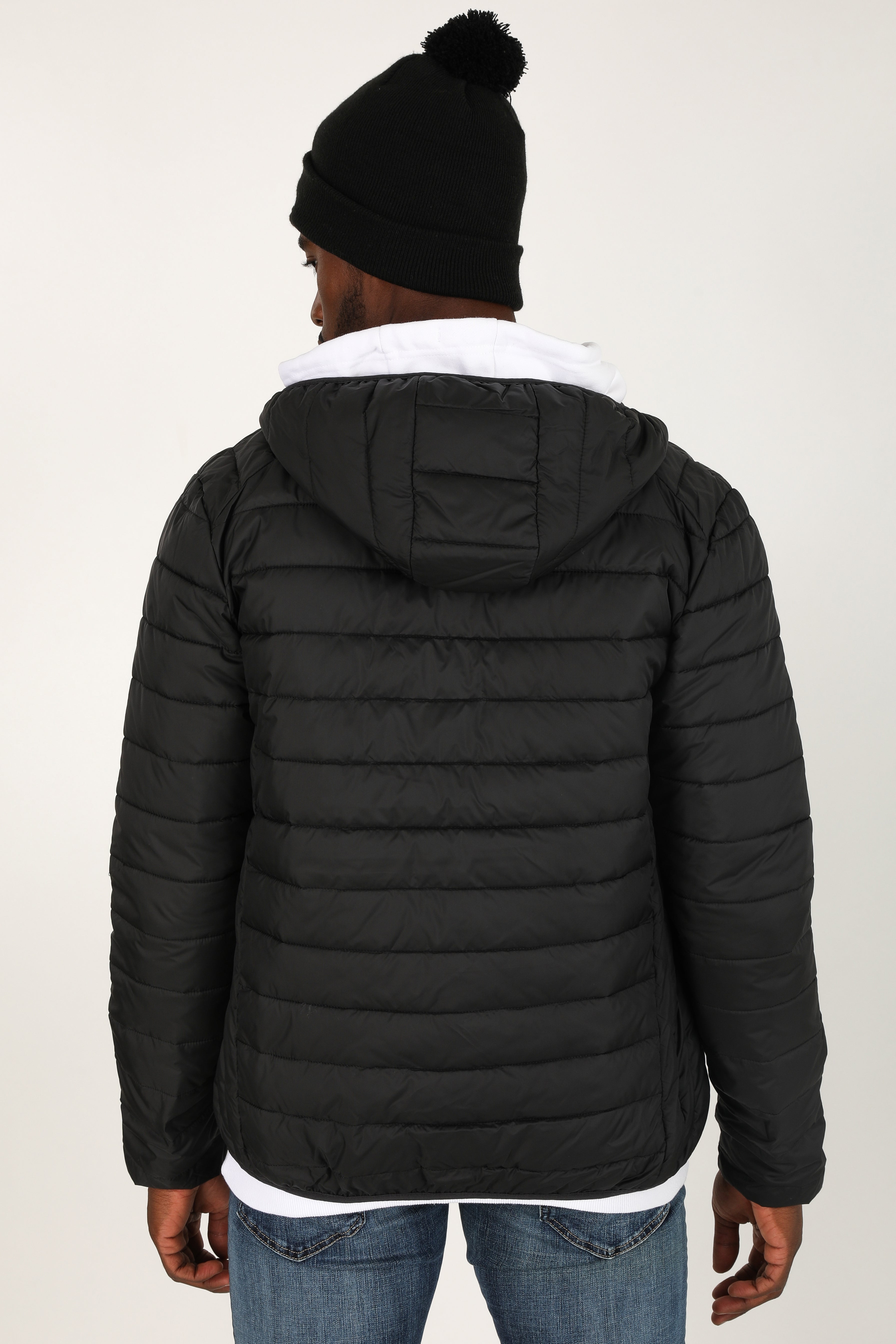 Lightweight quilted jacket - Black