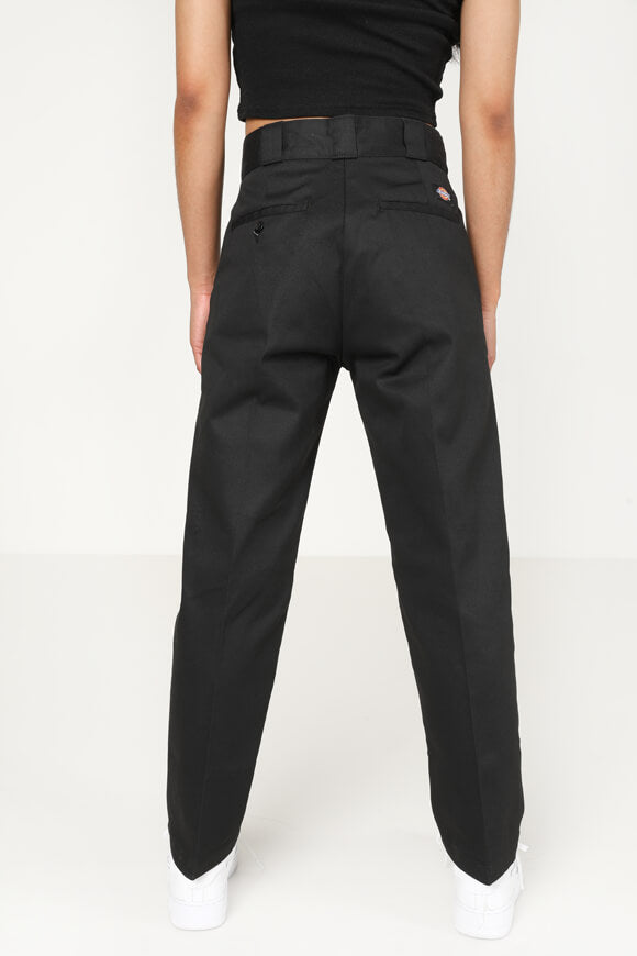 Cropped Chinos - Schwarz