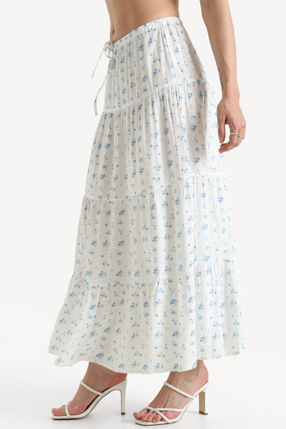 Maxi jupe - Blanc + Bleu