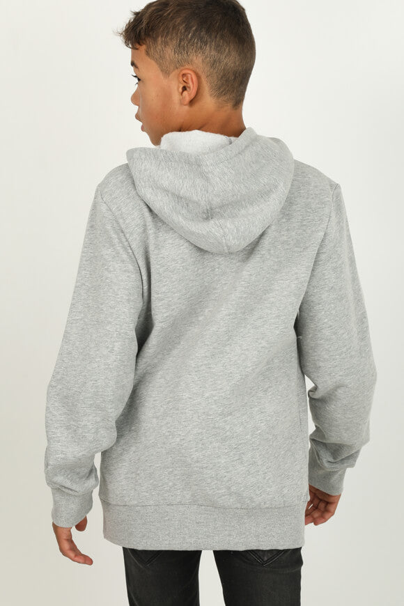 Felpa con cappuccio - Grigio screziato