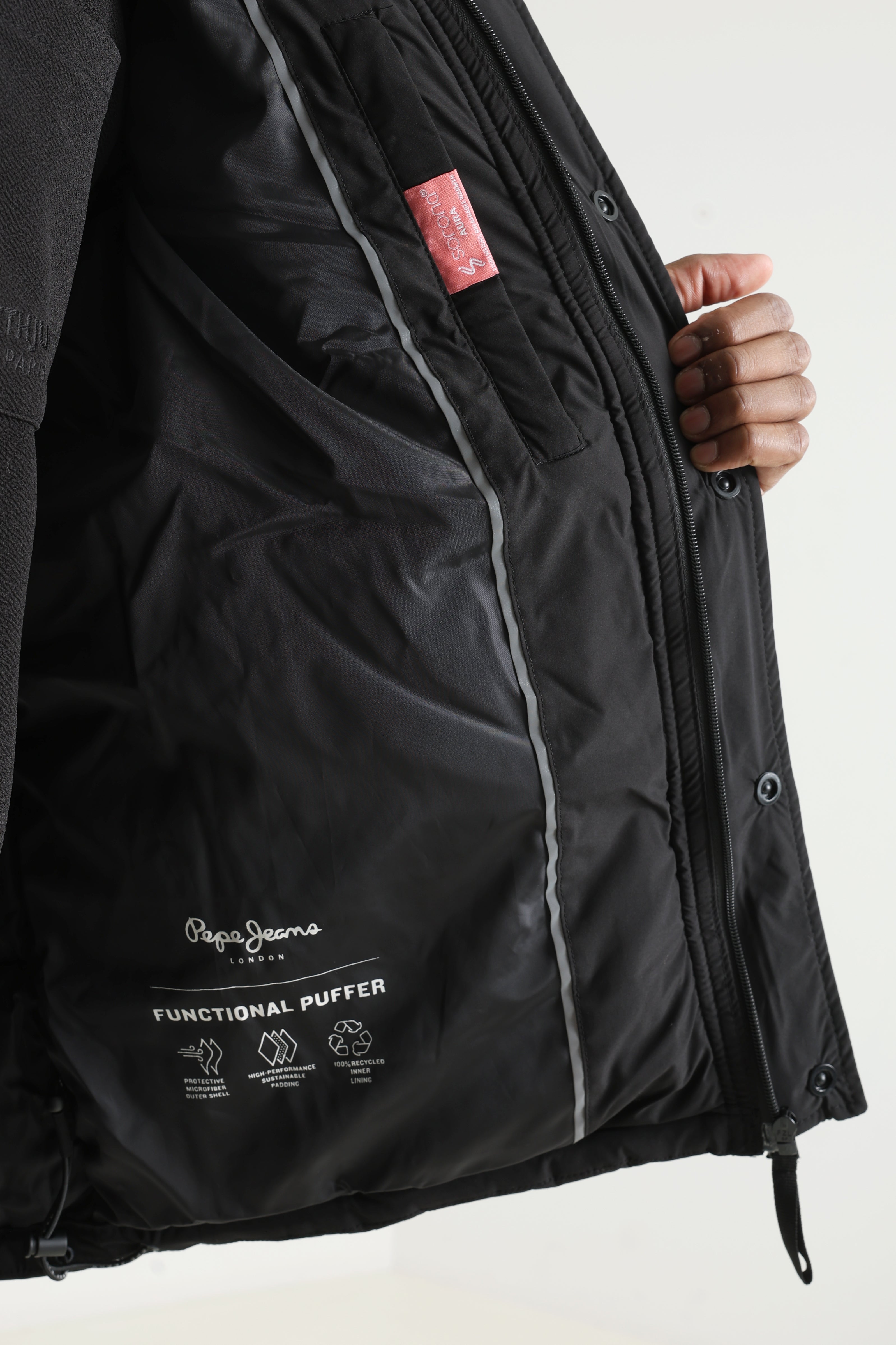 Jobias puffer jacket - Black