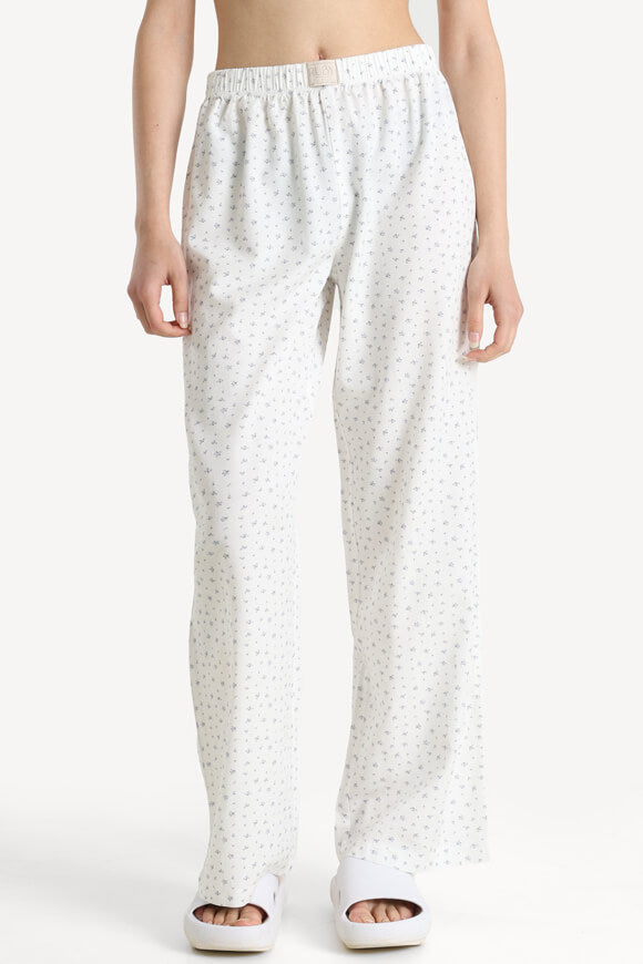 Pantaloni di stoffa - bianco + blu