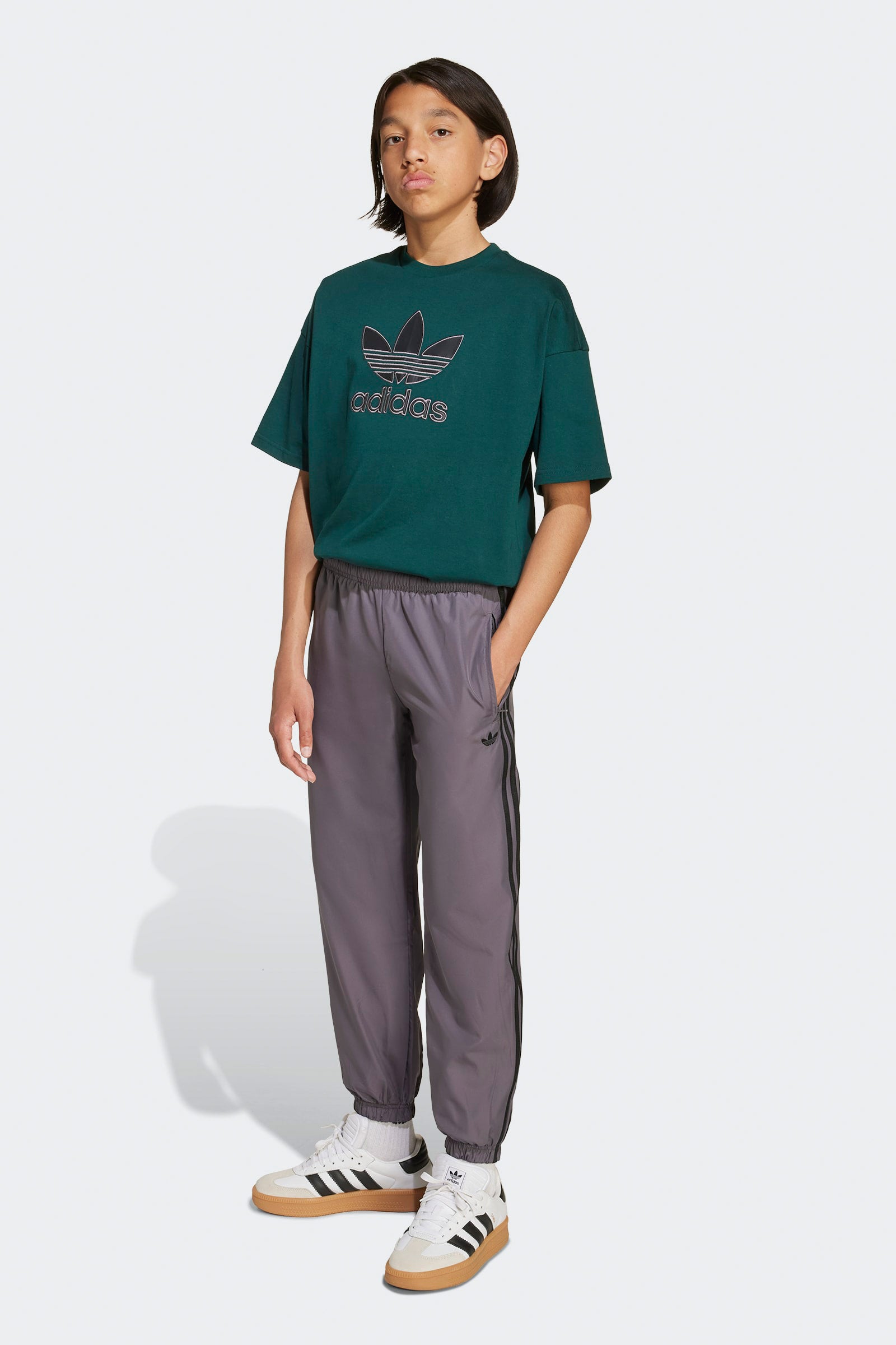 Woven training pants - Grey Strata