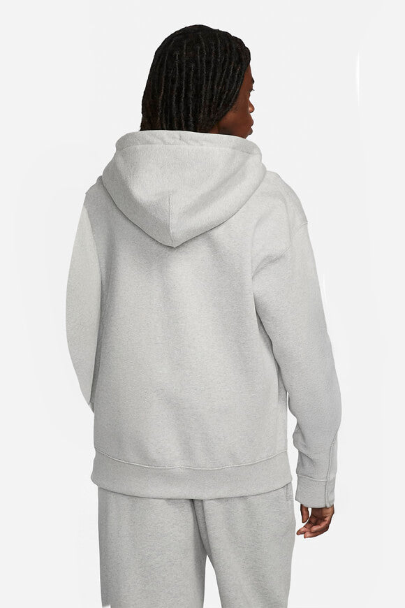 Solo Swoosh zip-up hoodie sweatshirt - Dark Grey Heather