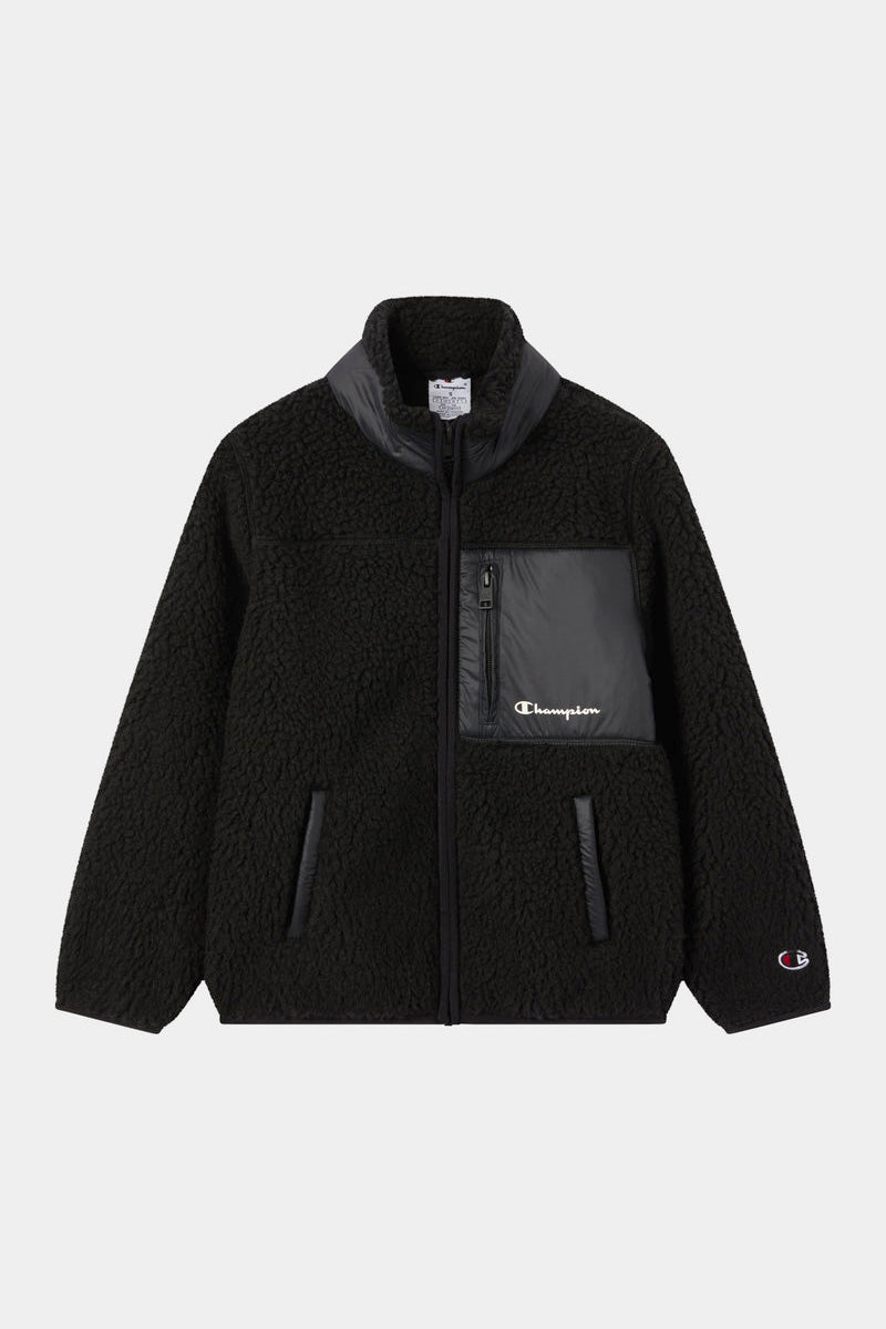 Veste en sherpa - Black