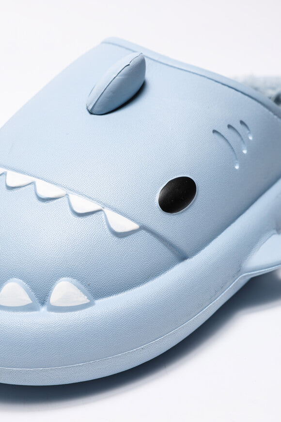 Pantoufles fourrées - Bleu clair